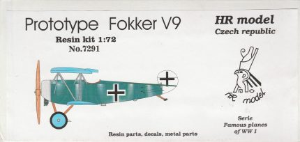 HR MODEL 7291 PROTOTYPE FOKKER V9