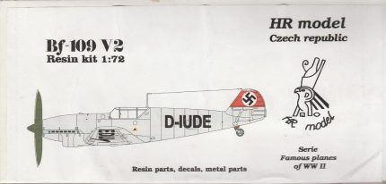 HR MODEL 7292 MESSERSCHMITT BF-109 V2