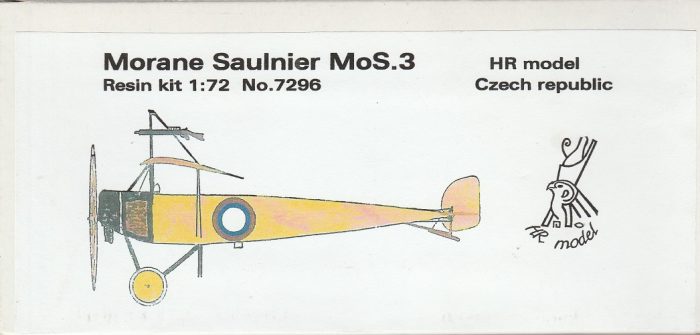 HR MODEL 7296 MORANE SAULNIER MOS.3