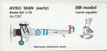 HR MODEL 7297 AVRO 504N EARLY