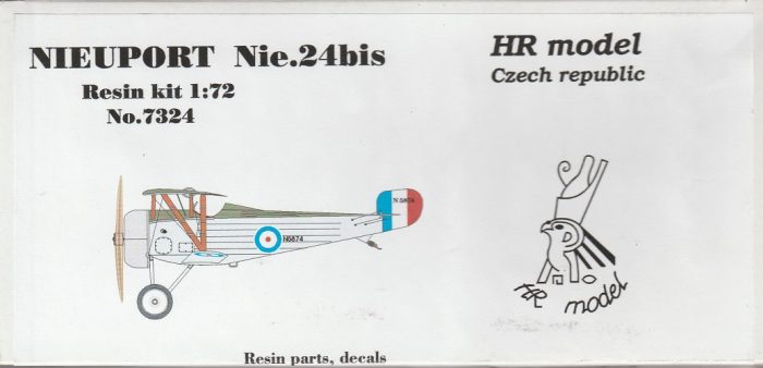 HR MODEL 7324 NIEUPORT NIE.24BIS