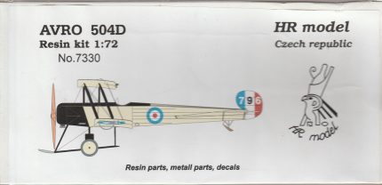 HR MODEL 7330 AVRO 504D