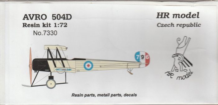 HR MODEL 7330 AVRO 504D