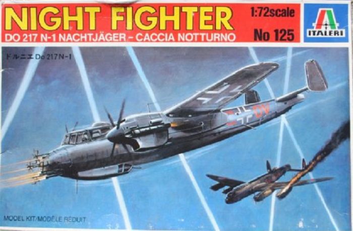 ITALERI 125 NIGHT FIGHTER DO 217 N-1 NACHTJAGER - CACCIA NOTTURNO
