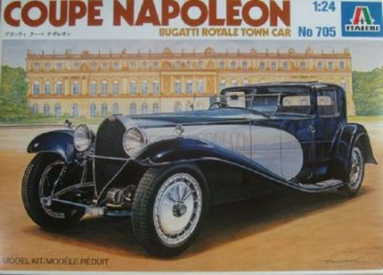 ITALERI 705 COUPE NAPOLEON BUGATTI ROYALE TOWN CAR