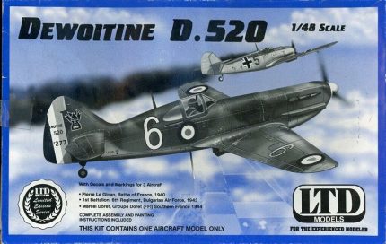 LTD MODELS 9801 DEWOITINE D.520