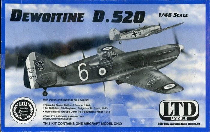 LTD MODELS 9801 DEWOITINE D.520