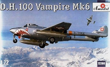 AMODEL 72208 D.H.100 VAMPIRE MK6