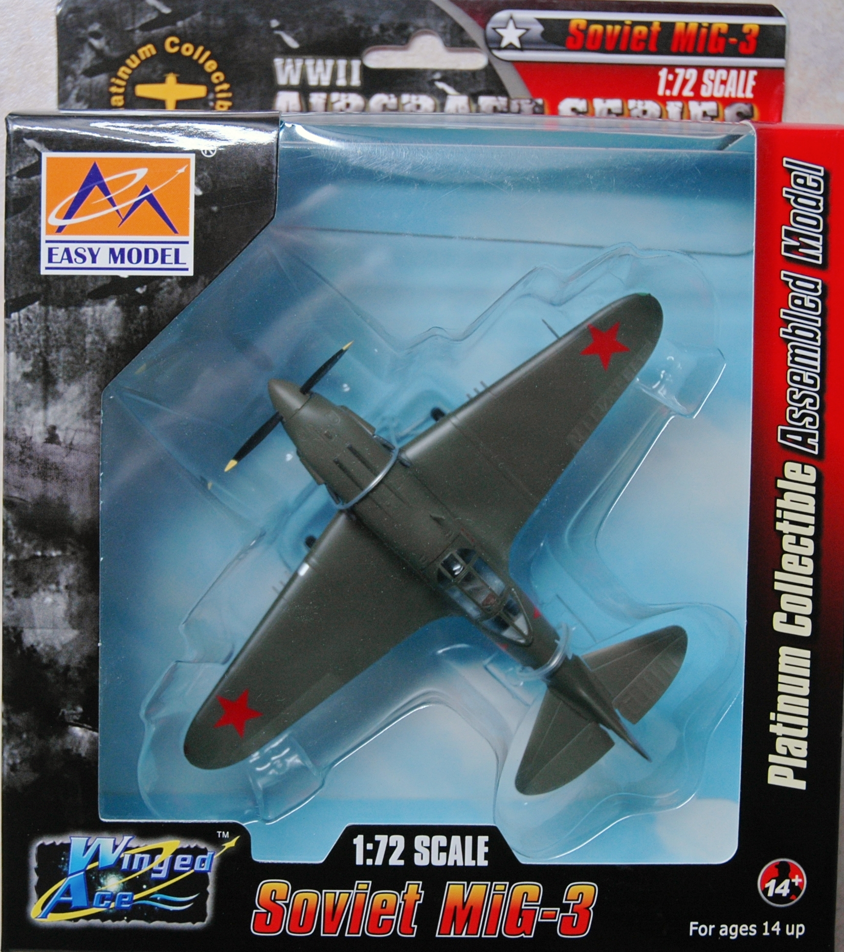 EASY MODEL 37225 SOVIET MIG-3 PORKRYSHKIN 1941 1942