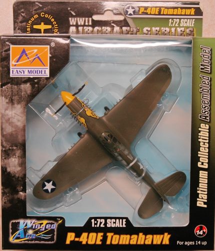 EASY MODEL 37272 WINGED ACE P-40E TOMAHAWK