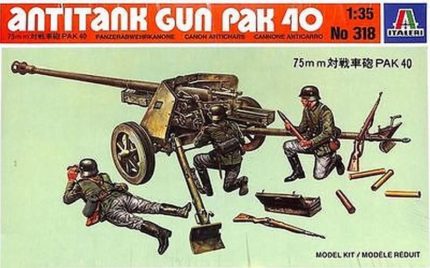 ITALERI 318 ANTITANK GUN PAK 40