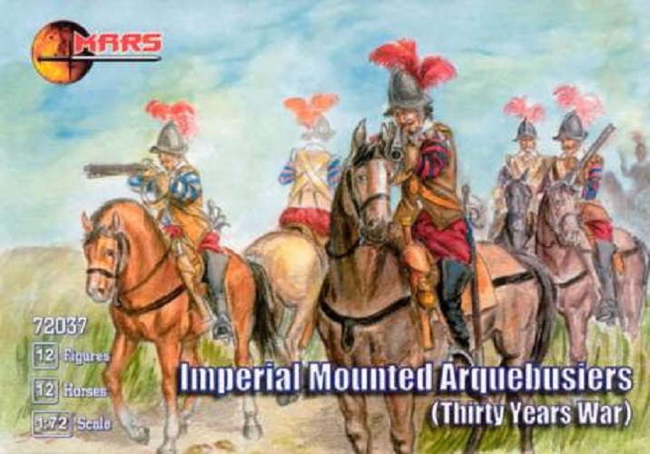MARS 72037 IMPERIAL MOUNTED ARQUEBUSIERS THIRTY YEARS WAR