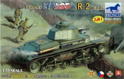 BRONCO CB35105 SKODA LT VZ35 & R-2 TANK EASTERN EUROPEAN AXIS FORCES