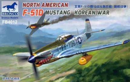 BRONCO FB4012 NORTH AMERICAN F-51D MUSTANG KOREAN WAR