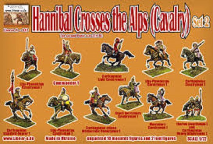 LINEAR-A 013 HANNIBAL CROSSES THE ALPS CAVALRY SET 2 – Image 3