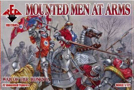 RED BOX RB72045 MOUNTED MEN AT ARMS WAR OF THE ROSES 6