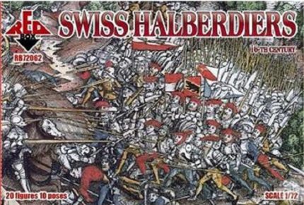 RED BOX RB72062 SWISS HALBERDIERS 16-TH CENTURY