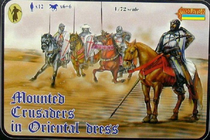 STRELETS*R 980104 MOUNTED CRUSADERS IN ORIENTAL DRESS
