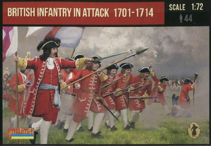 STRELETS*R 980231 BRITISH INFANTRY IN ATTACK 1701-1714