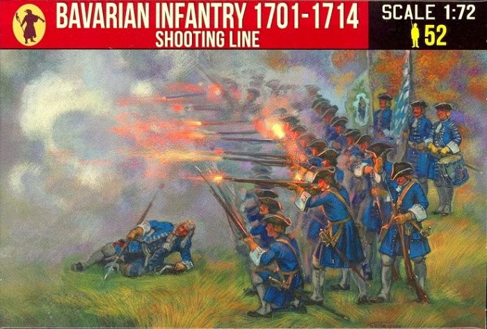 STRELETS*R 980262 BAVARIAN INFANTRY SHOOTING LINE 1701-1714