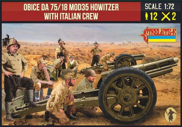 STRELETS*R 980282 OBICE DA 75/18 MOD35 HOWITZER WITH ITALIAN CREW