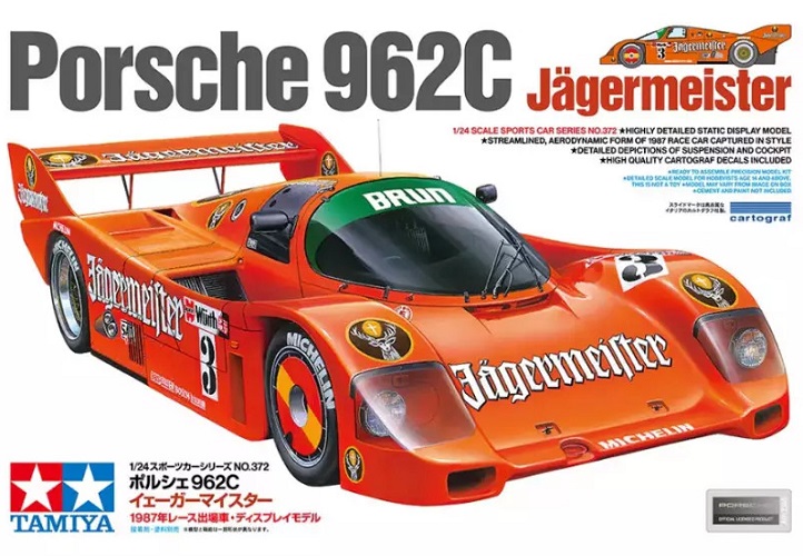 TAMIYA 24372 PORSCHE 962C JAGERMEISTER