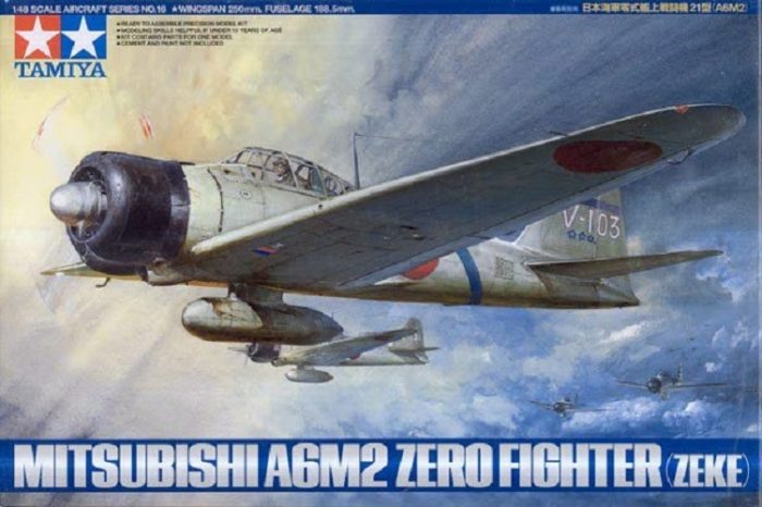 TAMIYA 61016 MITSUBISHI A6M2 ZERO FIGHTER ZEKE