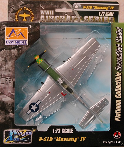 EASY MODEL 36300 WINGED ACE P-51D MUSTANG IV 55FG 8 AF