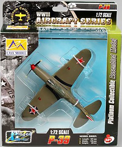 EASY MODEL 36322 WINGED ACE P-39Q AIRACOBRA WAS FLOWN BY CAPITAN GRIGOR A