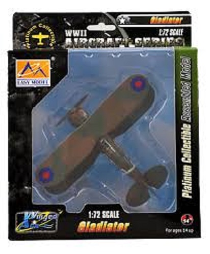 EASY MODEL 36458 WINGED ACE GLADIATOR MK.I 112 SQN RAF RT-E
