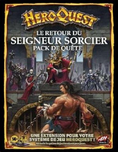 HASBRO AVALON HILL HERO QUEST LE RETOUR DU SEIGNEUR SORCIER PACK DE QUETE