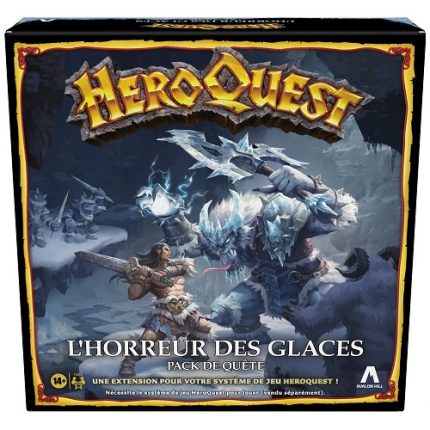 HASBRO AVALON HILL HERO QUEST L'HORREUR DES GLACES PACK DE QUETE