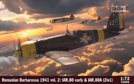 IBG 72565 ROMANIAN BARBAROSSA 1941 VOL. 2 : IAR.80 EARLY & IAR.80A 2 IN 1