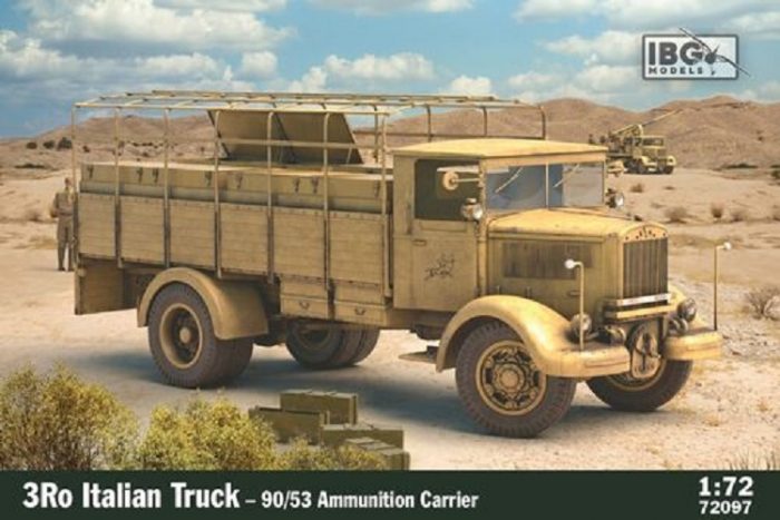 IBG MODELS 72097 3RO ITALIAN TRUCK - 90/53 AMMUNITION CARRIER