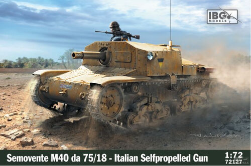 IBG MODELS 72127 SEMOVENTE M40 DA 75/18 - ITALIAN SELFPROPELLED GUN