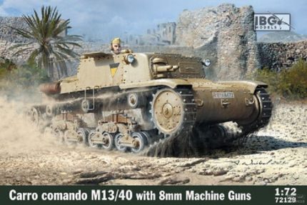 IBG MODELS 72129 CARRO COMANDO M13/40 WITH 8MM MACHINE GUNS