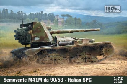 IBG MODELS 72131 SEMOVENTE M41M DA 90/53 - ITALIAN SPG