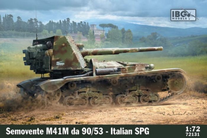 IBG MODELS 72131 SEMOVENTE M41M DA 90/53 - ITALIAN SPG