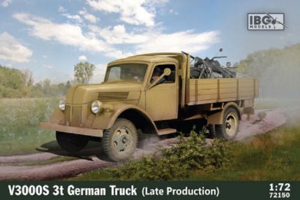 IBG MODELS 72150 V3000S 3T GERMAN TRUCK LATE PRODUCTION