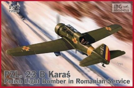 IBG MODELS 72510 PZL. 23 B KARAS POLISH LIGHT BOMBER IN ROMANIAN SERVICE