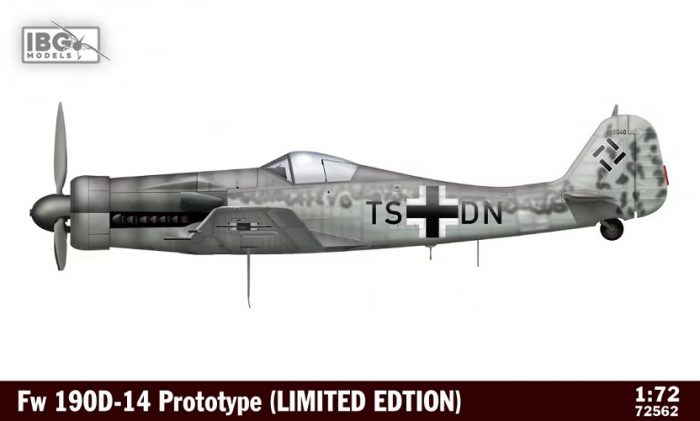IBG MODELS 72562 FW 190D-14 PROTOTYPE LIMITED EDITION
