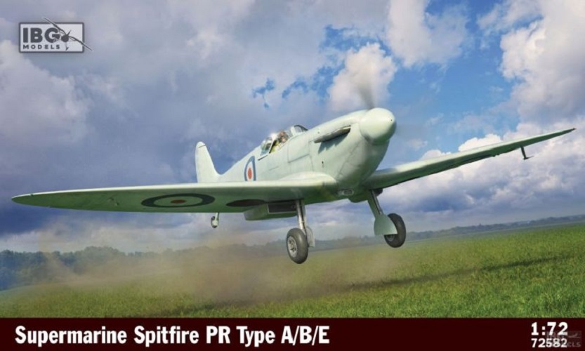 IBG MODELS 72582 SUPERMARINE SPITFIRE PR TYPE A/B/E
