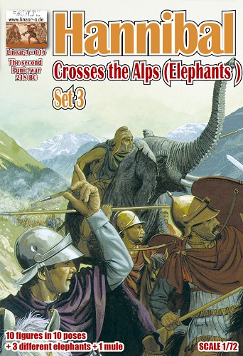 LINEAR-A 016 HANNIBAL CROSSES THE ALPS ELEPHANTS SET 3