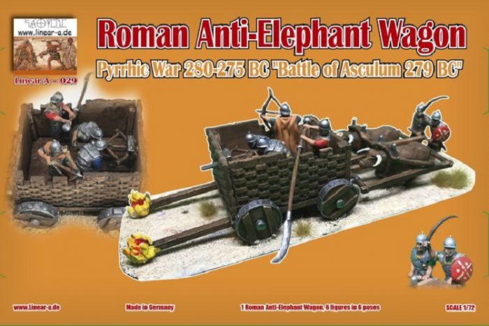 LINEAR-A 029 ROMAN ANTI-ELEPHANT WAGON PYRRHIC WAR 280-275 BC BATTLE OF ASCULUM 279 BC – Image 3