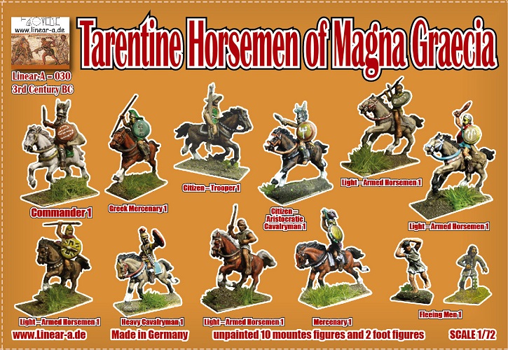 LINEAR-A 030 TARENTINE HORSEMEN OF MAGNA GRAECIA – Image 3