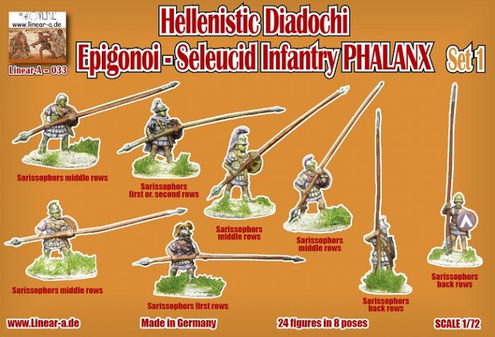 LINEAR-A 033 HELLENISTIC DIADOCHI EPIGONOI-SELEUCID INFANTRY PHALANX BATTLE OF RAPHIA 217 BC – Image 3