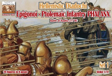 LINEAR-A 034 HELLENISTIC DIADOCHI EPIGONOI-PTOLEMAIC INFANTRY PHALANX BATTLE OF RAPHIA 217 BC SET 1