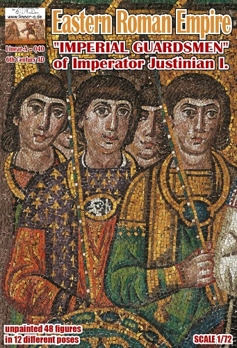 LINEAR-A 040 EASTERN ROMAN EMPIRE IMPERIAL GUARDSMEN OF IMPERATOR JUSTINIAN I