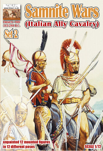 LINEAR-A 046 SAMNITE WARS ITALIAN ALLY CAVALRY SET 2