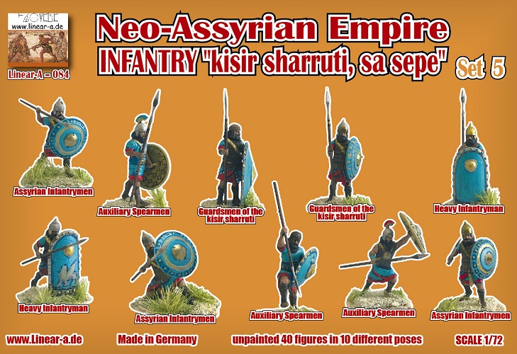 LINEAR-A 084 NEO-ASSYRIAN EMPIRE INFANTRY KISIR SHARRUTI SA SEPE SET 5 – Image 3